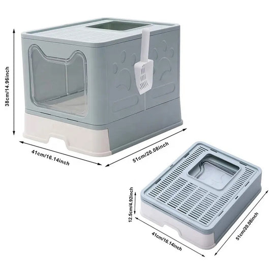 Arenero XL Cerrado para Gatos