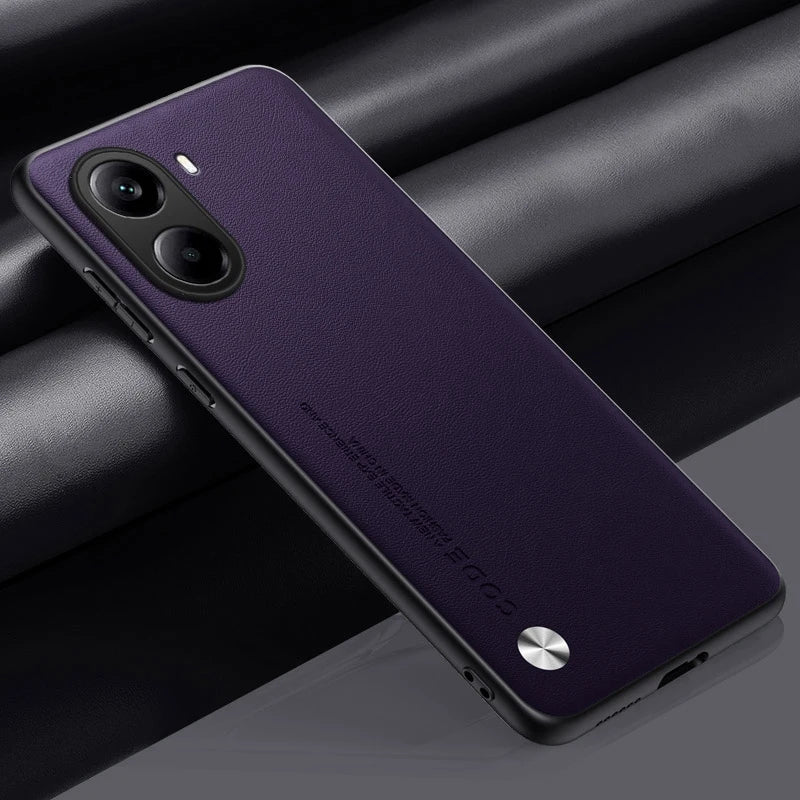 Carcasas Poco X7 Pro Cuero Sintético