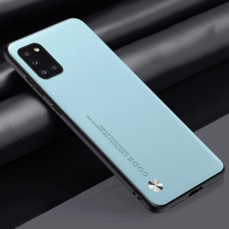Carcasas Samsung Galaxy A31 Cuero Sintético