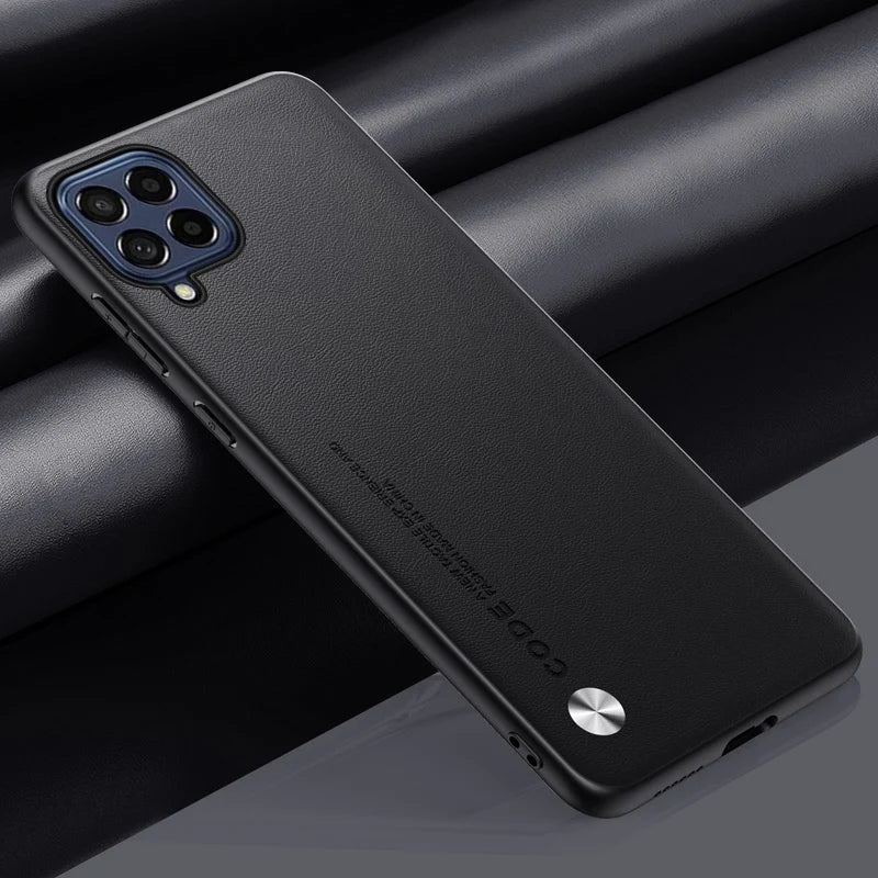 Carcasas Samsung Galaxy A12 Cuero Sintético
