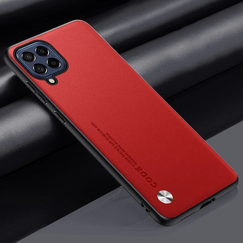 Carcasas Samsung Galaxy A12 Cuero Sintético