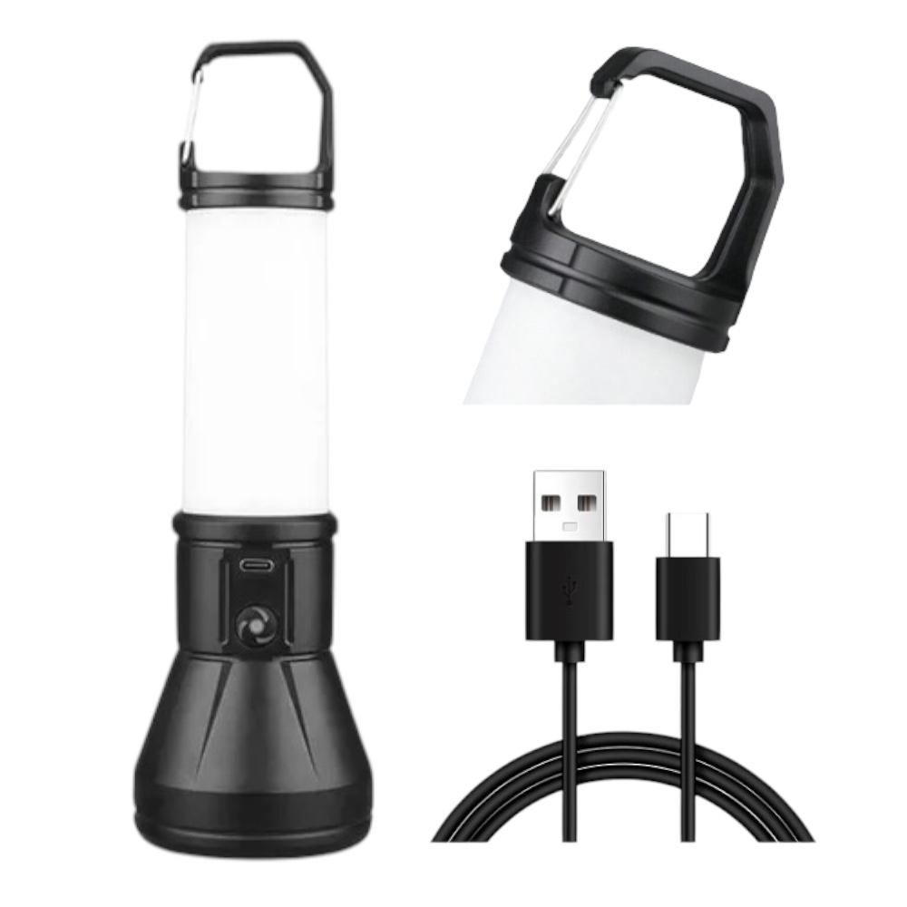 Linterna LED Táctica Recargable 1W – 4 Modos de Iluminación