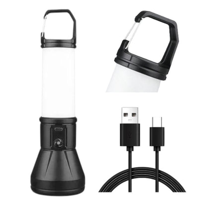 Linterna LED Táctica Recargable 1W – 4 Modos de Iluminación