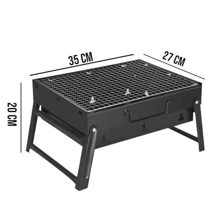 Parrilla De Carbón Portátil Plegable