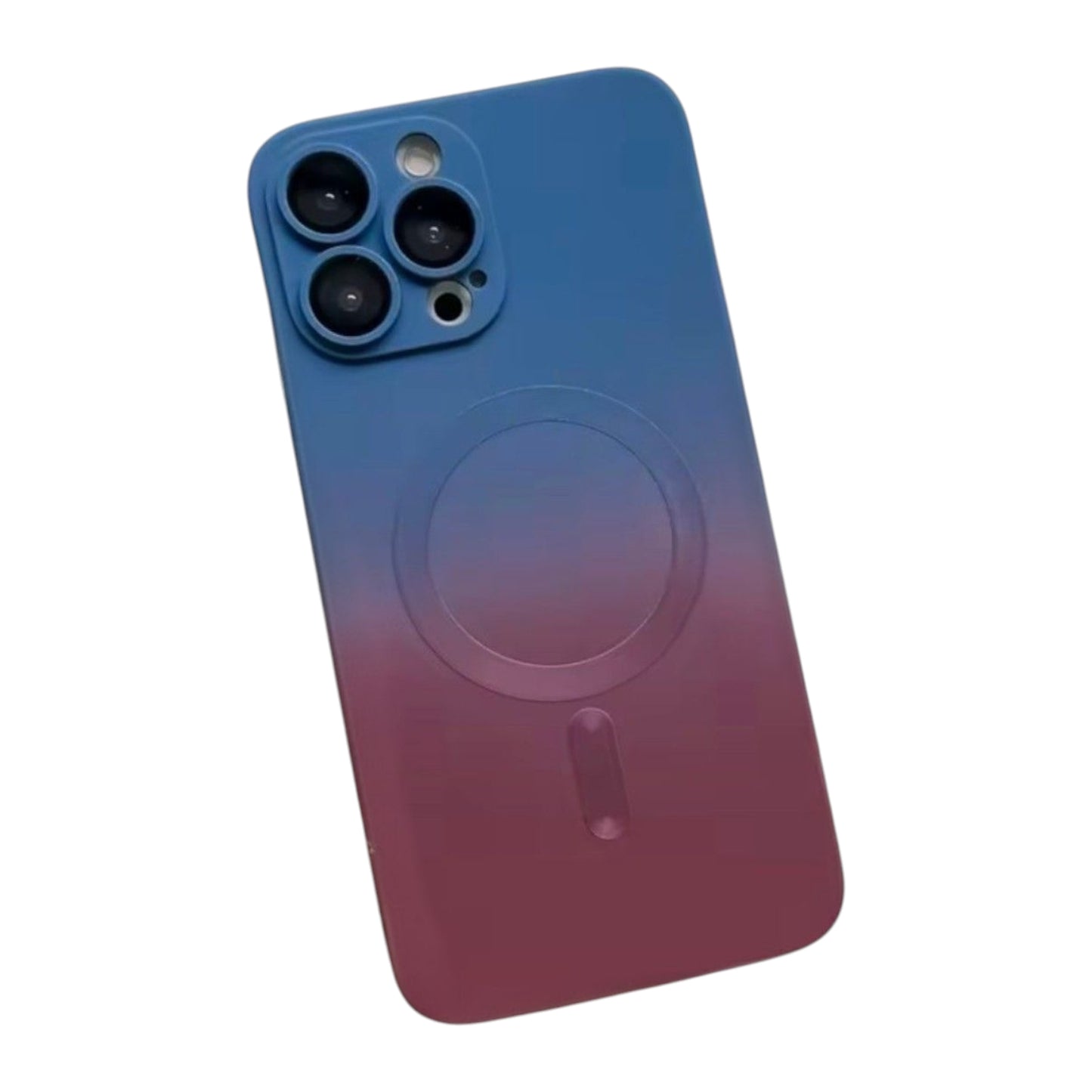 Carcasas Silicona Líquida Magsafe Color Degradado para iPhone 13, 14, 15 y 16 (Plus, Pro, Pro Max)