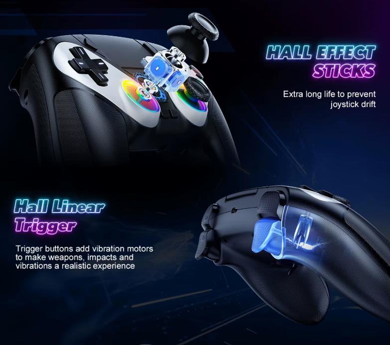 Control para Playstation 5 / PC - Gamrombo (Con Efecto Hall)