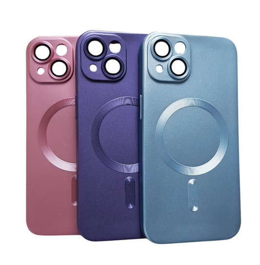 Carcasas iPhone 13, 14, 15, 16 y 17 (Plus, Air, Pro, Pro Max) Silicona Suave MagSafe