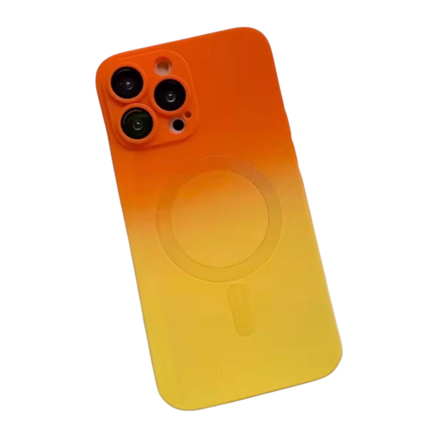 Carcasas Silicona Líquida Magsafe Color Degradado para iPhone 13, 14, 15 y 16 (Plus, Pro, Pro Max)