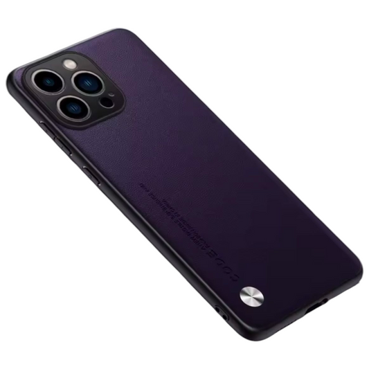 Carcasas iPhone 15 y 16 (Plus, Pro, Pro Max) Cuero Sintético