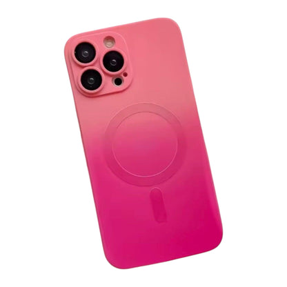 Carcasas Silicona Líquida Magsafe Color Degradado para iPhone 13, 14, 15 y 16 (Plus, Pro, Pro Max)