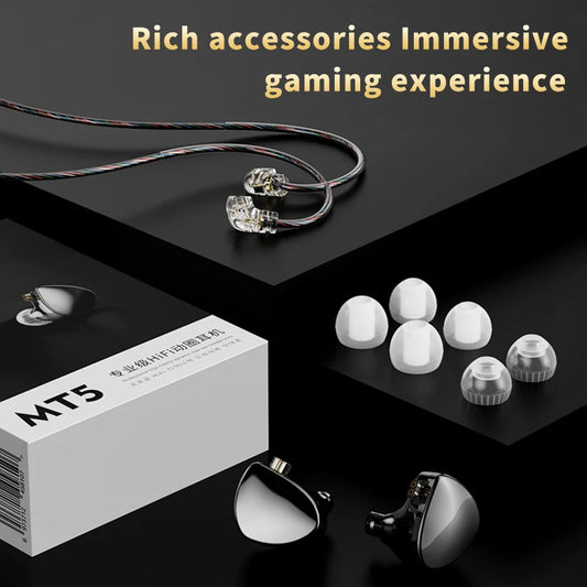 Audífonos TRN MT5 (Sonido Detallado y Equilibrado)