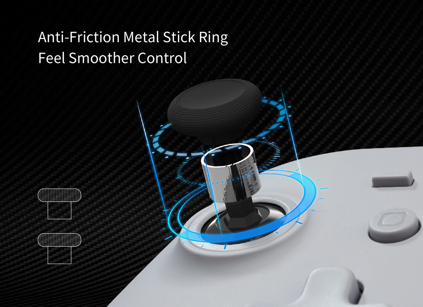 Control para Nintendo Switch / Andorid / iOS / PC - Gulikit KK3 (Con Efecto Hall)