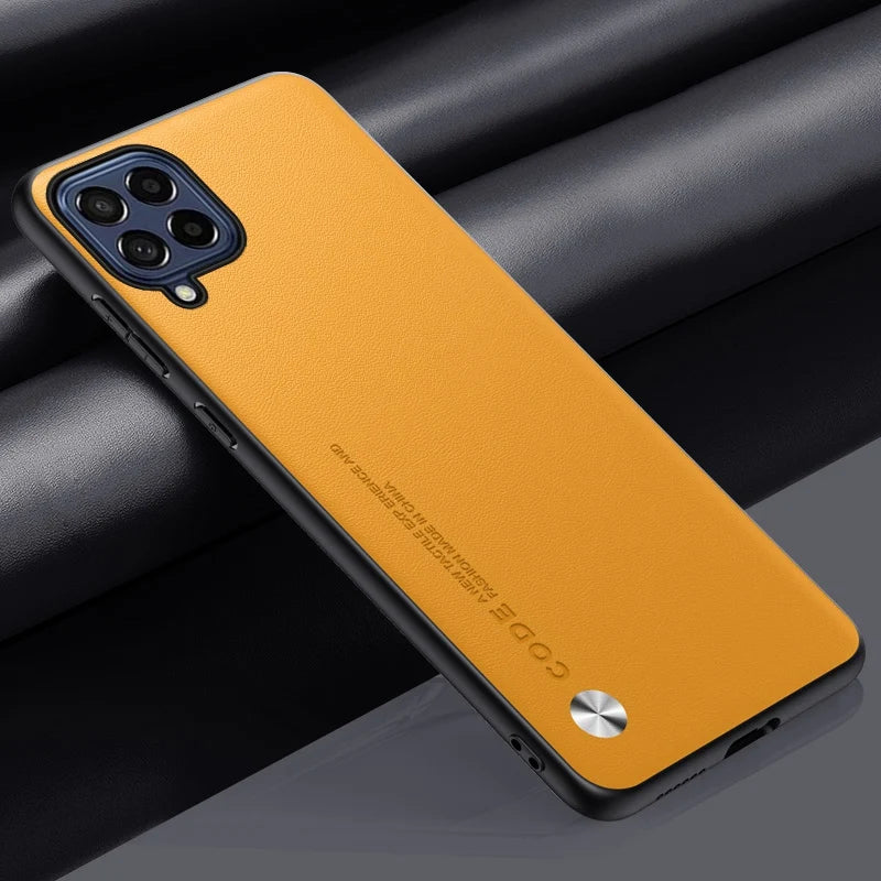 Carcasas Samsung Galaxy A12 Cuero Sintético