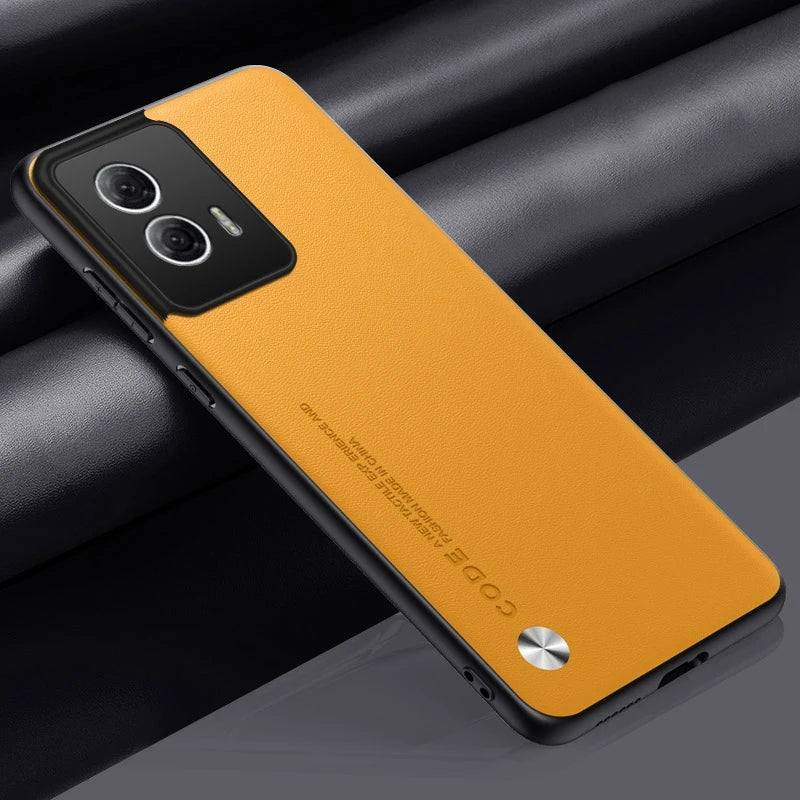 Carcasas Motorola Moto G85 Cuero Sintético