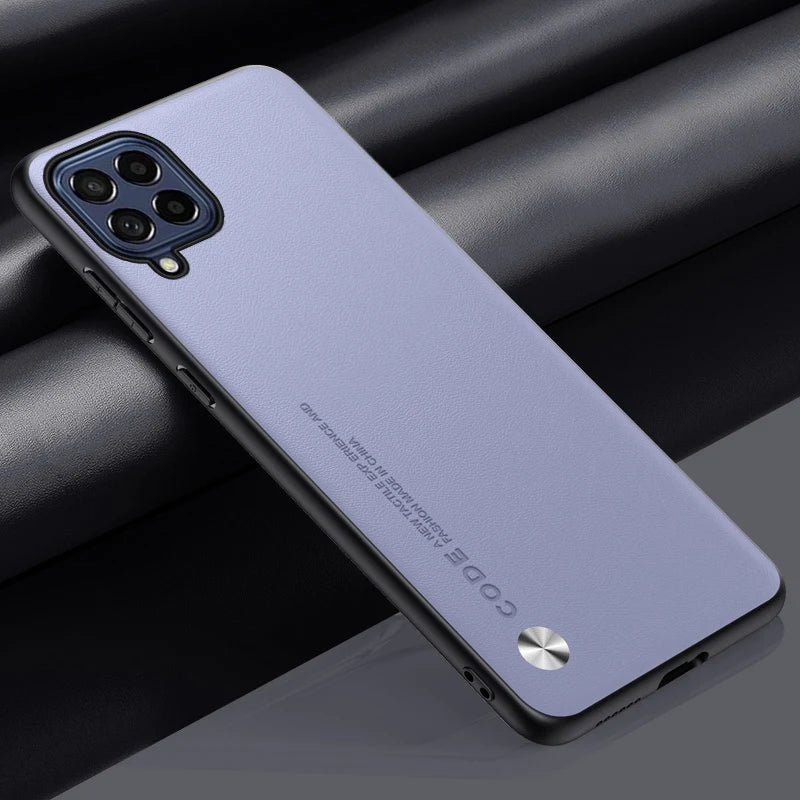 Carcasas Samsung Galaxy A12 Cuero Sintético