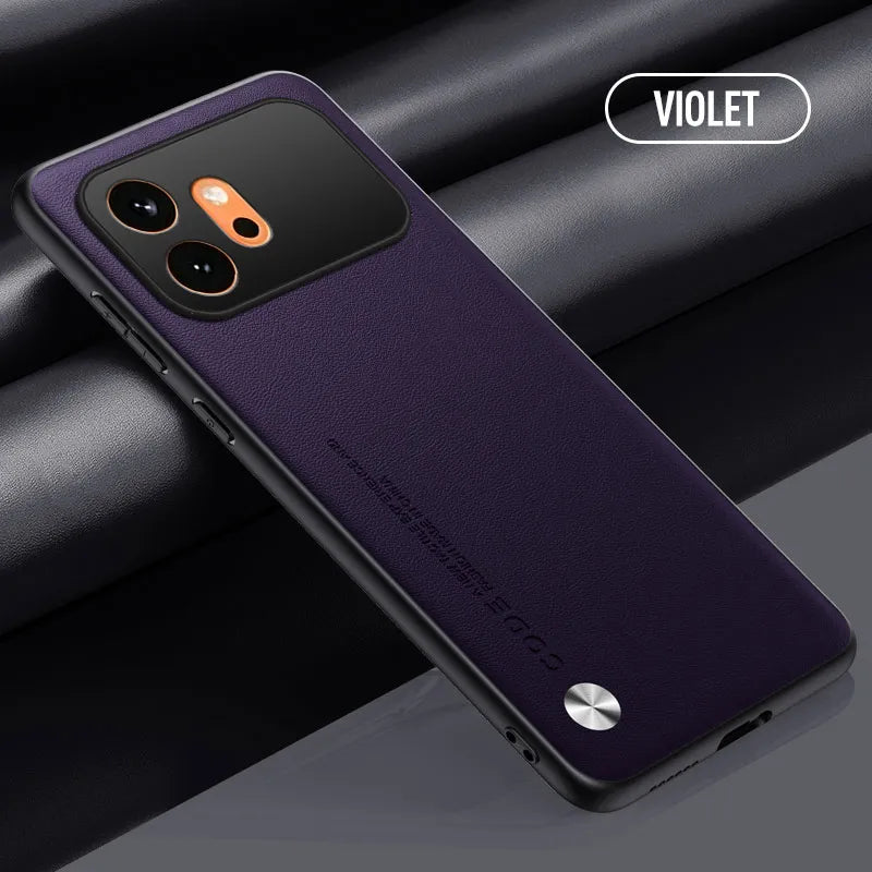 Carcasas Honor 600 Cuero Sintético