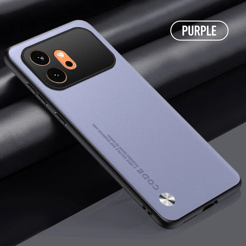 Carcasas Honor 600 Cuero Sintético