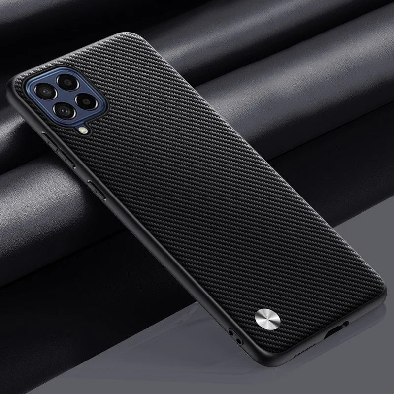 Carcasas Samsung Galaxy A12 Cuero Sintético