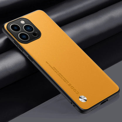 Carcasas iPhone 15 y 16 (Plus, Pro, Pro Max) Cuero Sintético