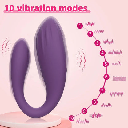 Vibrador en U: Clítoris + Punto G con App