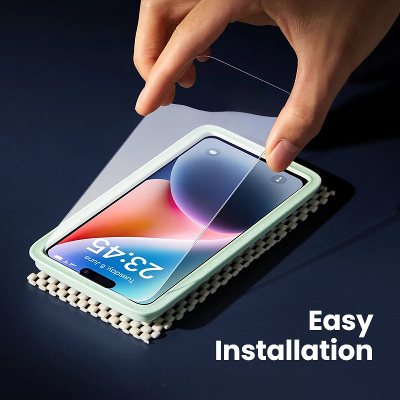 2 Protectores de Pantalla para iPhone - UGREEN Vidrio Templado Premium
