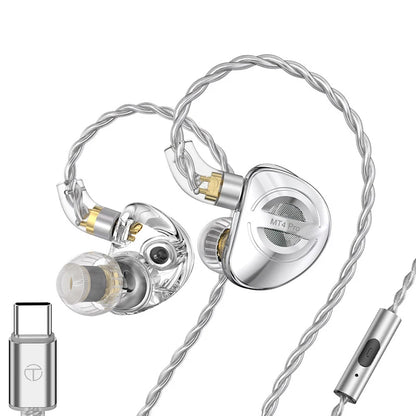 Audífonos TRN MT4 Pro HXBB 2DD (Conector USB-C)