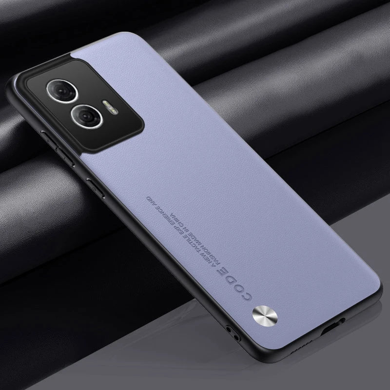 Carcasas Motorola Moto G85 Cuero Sintético