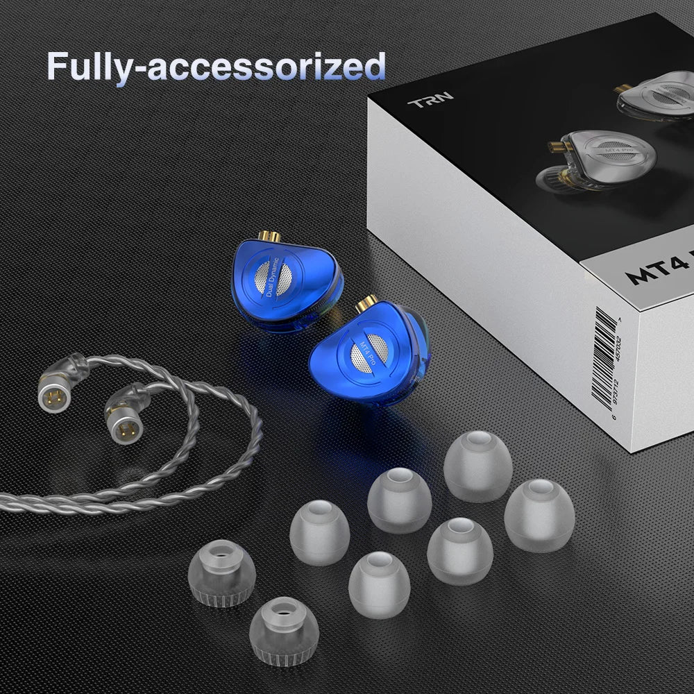 Audífonos TRN MT4 Pro HXBB 2DD (Conector USB-C)