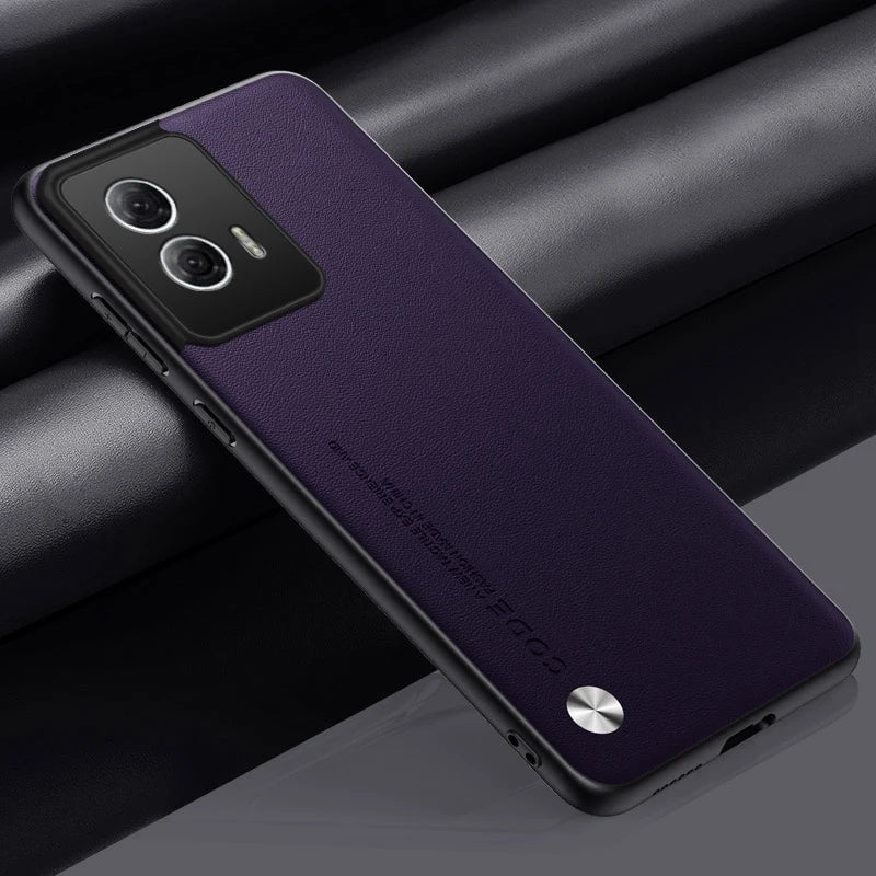 Carcasas Motorola Moto G85 Cuero Sintético