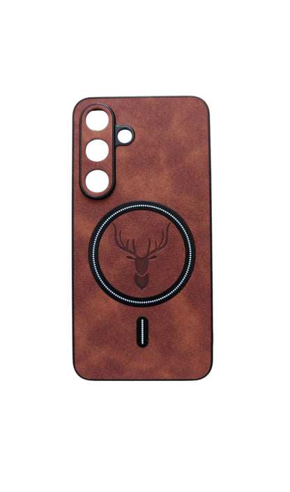 Carcasas Samsung Galaxy S25 / S24 / S23 (Edge, Ultra, Plus y FE) Cuero Sintético MagSafe