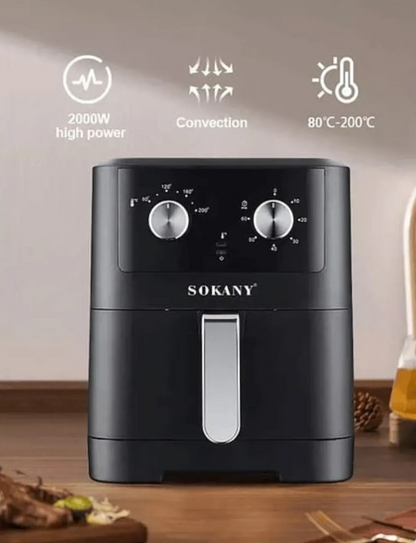 Freidora de Aire Sokany 8 Litros Premium